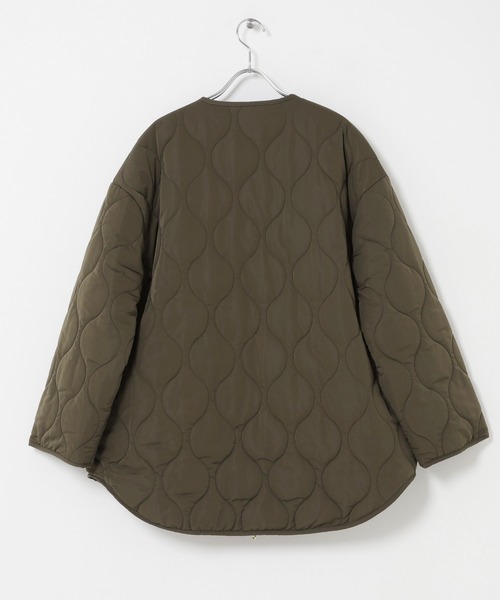 ITEMS URBANRESEARCH(アイテムズ アーバンリサーチ)の「2WAYリバーシブル中綿ブルゾン(ブルゾン・レディース・カーキ/ブラック・FREE)」の15枚目の写真