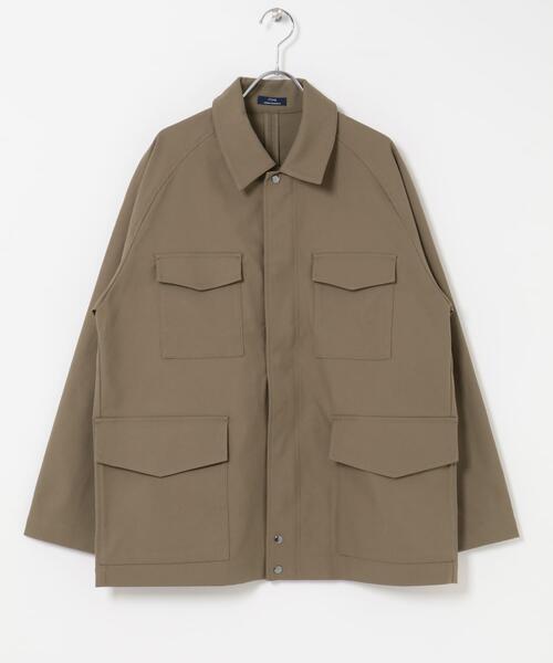 ITEMS URBANRESEARCH(アイテムズ アーバンリサーチ)の「SHADOW STRIPE ファティーグジャケット(カバーオール・メンズ・ブルー系その他/オリーブ/モカ・MEDIUM/LARGE)」の11枚目の写真