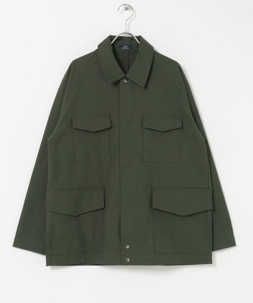 ITEMS URBANRESEARCH(アイテムズ アーバンリサーチ)の「SHADOW STRIPE ファティーグジャケット(カバーオール・メンズ・ブルー系その他/オリーブ/モカ・MEDIUM/LARGE)」の20枚目の写真
