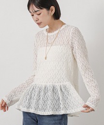 スパンレースペプラムTシャツ