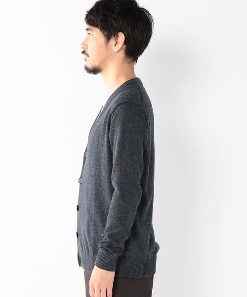 coen（コーエン）の「リネン混ニットカーディガン（カーディガン/ボレロ・メンズ・ブラック/オリーブ・X-LARGE/LARGE/MEDIUM/SMALL）」の6枚目の写真