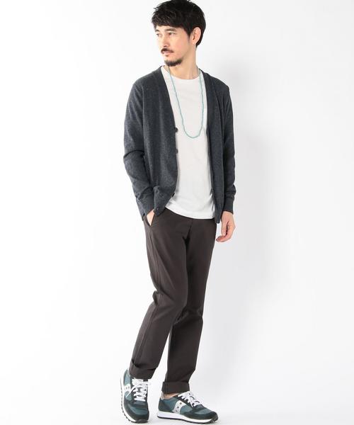 coen（コーエン）の「リネン混ニットカーディガン（カーディガン/ボレロ・メンズ・ブラック/オリーブ・X-LARGE/LARGE/MEDIUM/SMALL）」の7枚目の写真