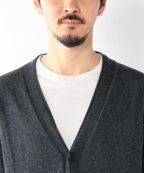 coen（コーエン）の「リネン混ニットカーディガン（カーディガン/ボレロ・メンズ・ブラック/オリーブ・X-LARGE/LARGE/MEDIUM/SMALL）」の8枚目の写真