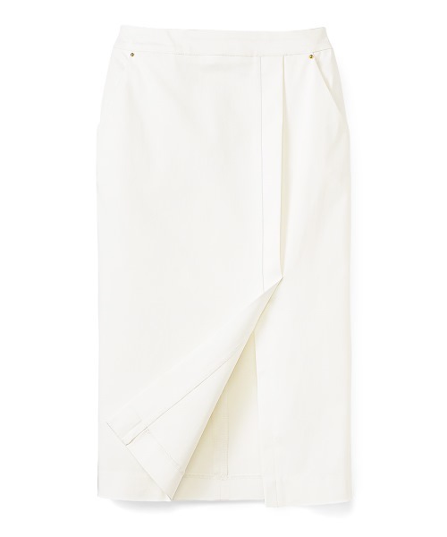 IEDIT（イディット）の「ＩＥＤＩＴレーベルコレクション　高機能素材ソロテックス（Ｒ）で着心地抜群な　ミディ丈ペンシルスカート　　　（スカート・レディース・ホワイト/ブラック・MEDIUM/XX-LARGE/LARGE/SMALL/X-LARGE）」の15枚目の写真