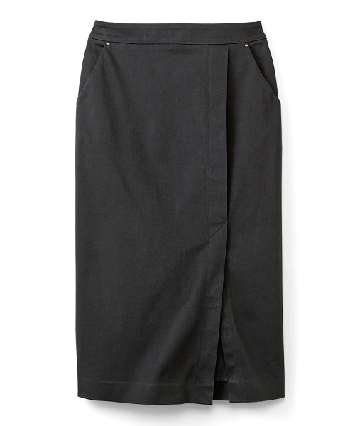 IEDIT（イディット）の「ＩＥＤＩＴレーベルコレクション　高機能素材ソロテックス（Ｒ）で着心地抜群な　ミディ丈ペンシルスカート　　　（スカート・レディース・ホワイト/ブラック・MEDIUM/XX-LARGE/LARGE/SMALL/X-LARGE）」の16枚目の写真