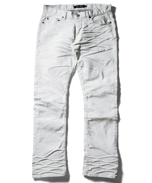 JACKROSE（ジャックローズ）の「ハイパーストレッチスノーホワイトパール加工デニム（デニムパンツ・メンズ・ホワイト・X-LARGE/MEDIUM/SMALL/LARGE）」の14枚目の写真