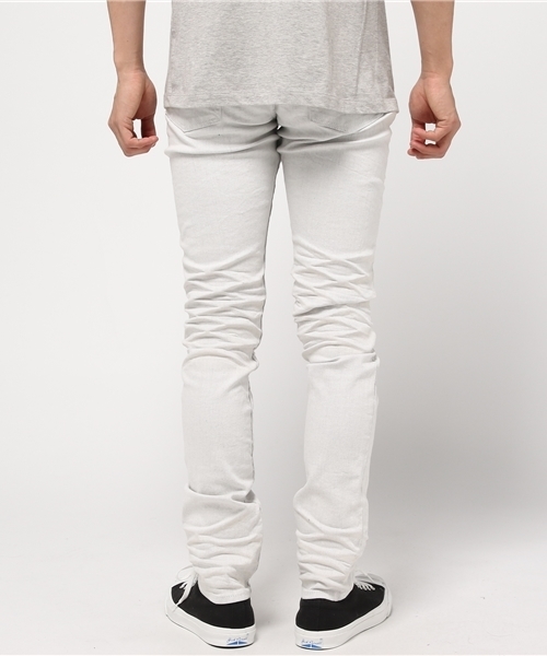 JACKROSE（ジャックローズ）の「ハイパーストレッチスノーホワイトパール加工デニム（デニムパンツ・メンズ・ホワイト・X-LARGE/MEDIUM/SMALL/LARGE）」の4枚目の写真