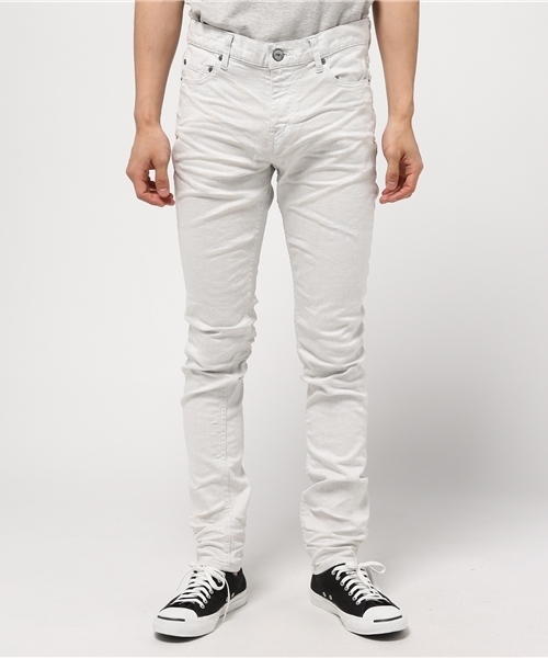 JACKROSE（ジャックローズ）の「ハイパーストレッチスノーホワイトパール加工デニム（デニムパンツ・メンズ・ホワイト・X-LARGE/MEDIUM/SMALL/LARGE）」の5枚目の写真