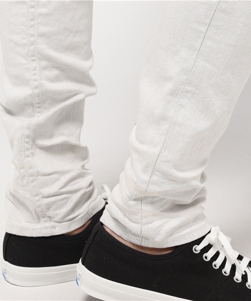 JACKROSE（ジャックローズ）の「ハイパーストレッチスノーホワイトパール加工デニム（デニムパンツ・メンズ・ホワイト・X-LARGE/MEDIUM/SMALL/LARGE）」の11枚目の写真