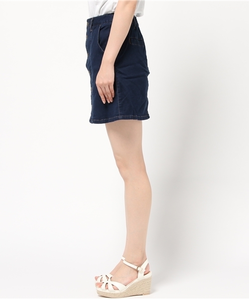 Heather(ヘザー)の「Fボタンダイケイスカート 726909(スカート・レディース・ブルー/ネイビー/キャメル・FREE)」の7枚目の写真