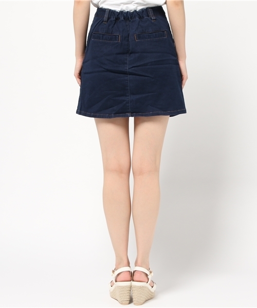 Heather(ヘザー)の「Fボタンダイケイスカート 726909(スカート・レディース・ブルー/ネイビー/キャメル・FREE)」の8枚目の写真