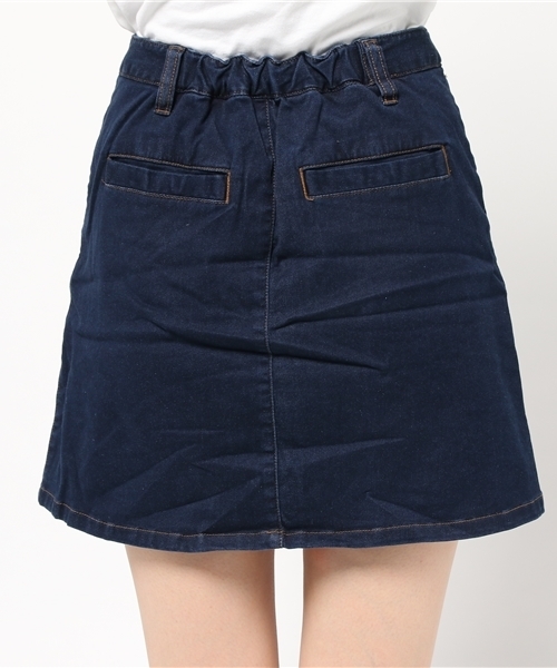 Heather(ヘザー)の「Fボタンダイケイスカート 726909(スカート・レディース・ブルー/ネイビー/キャメル・FREE)」の10枚目の写真