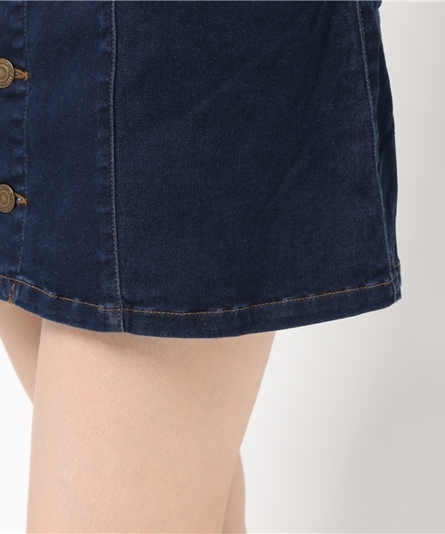 Heather(ヘザー)の「Fボタンダイケイスカート 726909(スカート・レディース・ブルー/ネイビー/キャメル・FREE)」の12枚目の写真