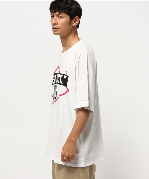 ALDIES（アールディーズ）の「Lucky Boys Big T ラッキーボーイズビッグT（Tシャツ/カットソー・メンズ・グレー/ホワイト/グリーン・FREE）」の6枚目の写真