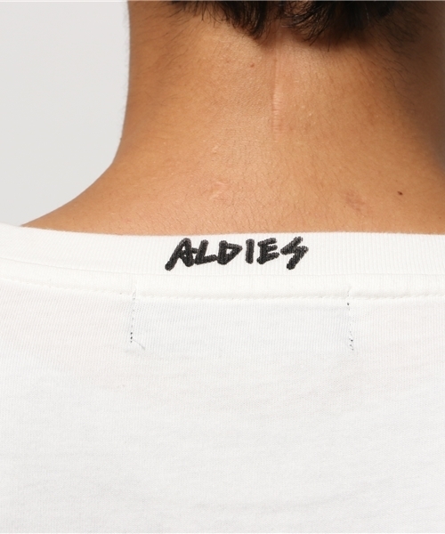 ALDIES（アールディーズ）の「Lucky Boys Big T ラッキーボーイズビッグT（Tシャツ/カットソー・メンズ・グレー/ホワイト/グリーン・FREE）」の4枚目の写真