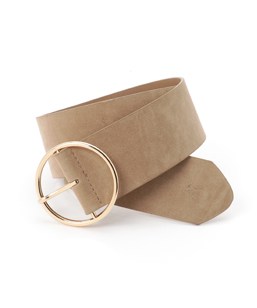 WEGO（ウィゴー）の「WEGO/リングワイドベルト（ベルト・レディース・キャメル/レッド/ブラウン/ブラック・FREE）」の3枚目の写真