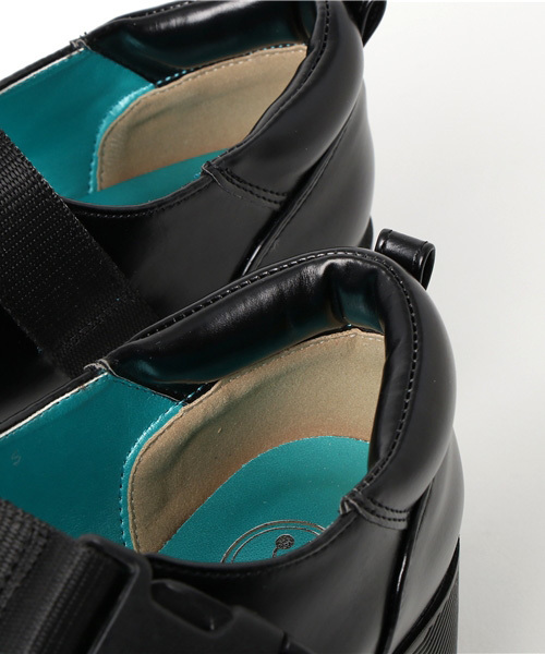 YOSUKE（ヨースケ）の「「YOSUKE/ヨースケ」厚底ストラップスニーカー（スニーカー・レディース・ブルー系その他/ブラック/ホワイト・LL/M/S/L）」の9枚目の写真