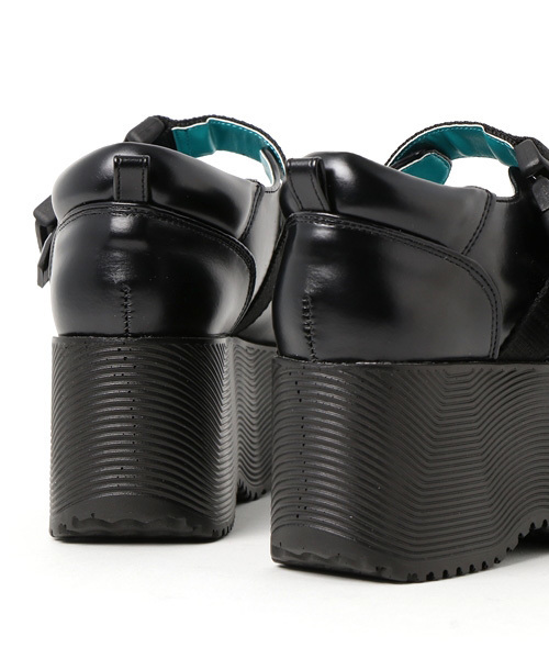 YOSUKE（ヨースケ）の「「YOSUKE/ヨースケ」厚底ストラップスニーカー（スニーカー・レディース・ブルー系その他/ブラック/ホワイト・LL/M/S/L）」の10枚目の写真