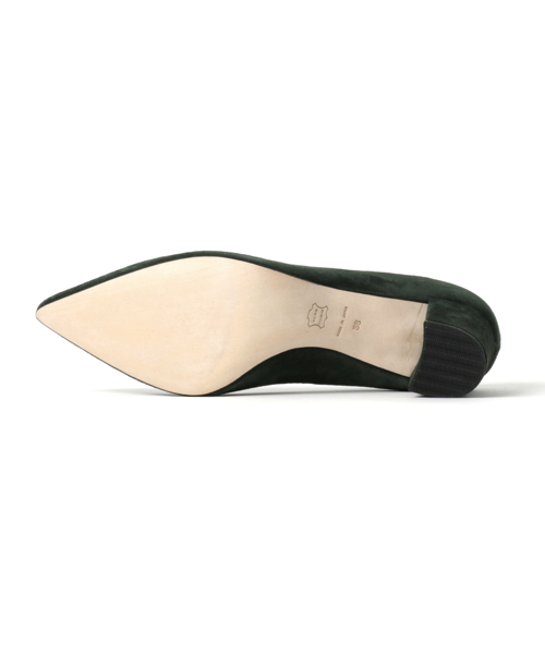 STUDIOUS(ステュディオス)の「【EXTRAORDINARY JANE】SUEDE PAMPS(パンプス・レディース・ブラック/グリーン・SMALL/LARGE/MEDIUM)」の4枚目の写真