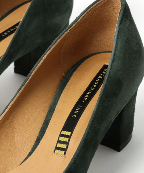 STUDIOUS(ステュディオス)の「【EXTRAORDINARY JANE】SUEDE PAMPS(パンプス・レディース・ブラック/グリーン・SMALL/LARGE/MEDIUM)」の8枚目の写真