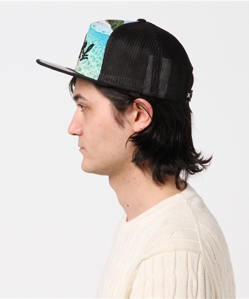 Hurley (ハーレー)の「CLARK LITTLE HONU(キャップ・メンズ・ブラック系その他・FREE)」の2枚目の写真