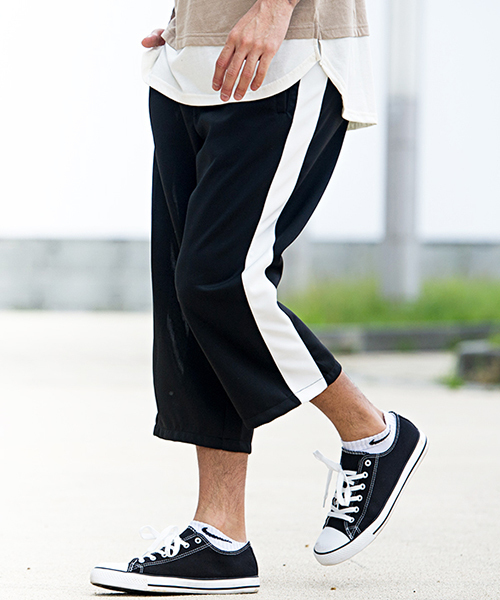 Cavaria キャバリア の Cavaria キャバリア サイドラインジャージ7分丈パンツ その他パンツ Wear