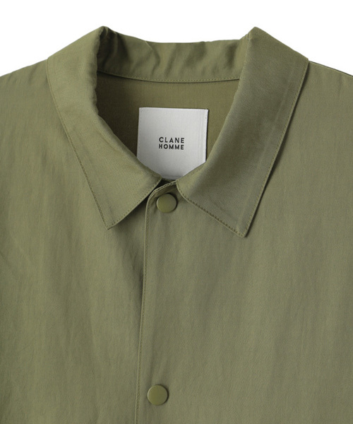 CLANE(クラネ)の「CLANE COACH JACKET(ブルゾン・メンズ・カーキ/ネイビー/ベージュ・1/2)」の9枚目の写真