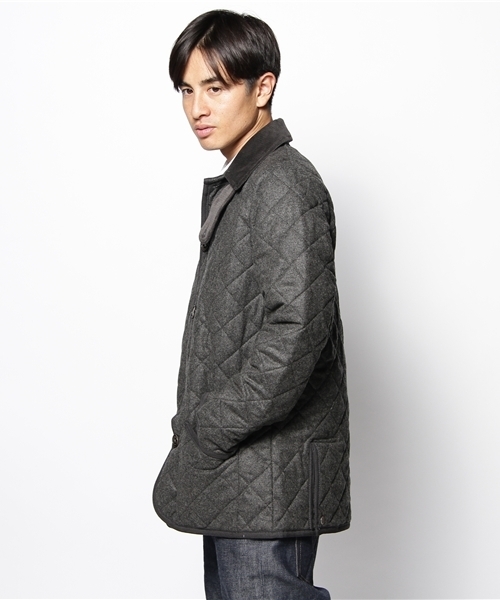 HELIOPOLE MEN(エリオポールメン)の「MACKINTOSH ウールキルティングジャケット(その他アウター・メンズ・ネイビー/グレー・36/40/38)」の3枚目の写真