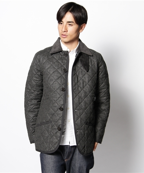 HELIOPOLE MEN(エリオポールメン)の「MACKINTOSH ウールキルティングジャケット(その他アウター・メンズ・ネイビー/グレー・36/40/38)」の5枚目の写真