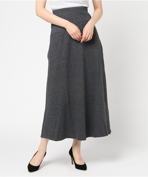 GeeRA（ジーラ）の「お腹まわりラクチン！マキシスカート（スカート・レディース・ブラック/チャコール/ベージュ・SMALL/MEDIUM/LARGE/X-LARGE）」の13枚目の写真