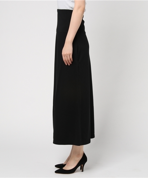 GeeRA（ジーラ）の「お腹まわりラクチン！マキシスカート（スカート・レディース・ブラック/チャコール/ベージュ・SMALL/MEDIUM/LARGE/X-LARGE）」の5枚目の写真