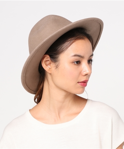MOUSSY(マウジー)の「PINCHED HAT(キャップ・レディース・ブラウン/ブラック/ライトベージュ・FREE)」の3枚目の写真