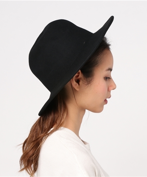MOUSSY(マウジー)の「PINCHED HAT(キャップ・レディース・ブラウン/ブラック/ライトベージュ・FREE)」の7枚目の写真