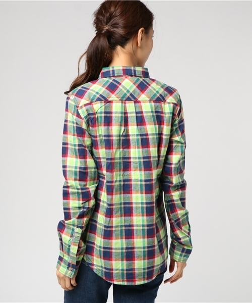 rip curl（リップカール）の「L/Sｼｬﾂ（シャツ/ブラウス・レディース・ネイビー/ピンク・MEDIUM）」の3枚目の写真