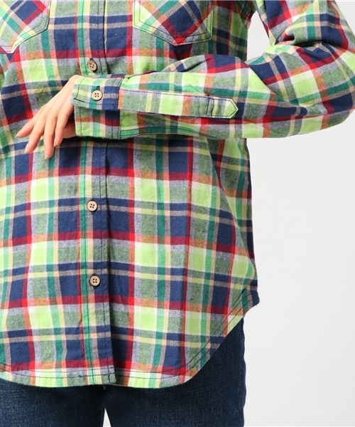 rip curl（リップカール）の「L/Sｼｬﾂ（シャツ/ブラウス・レディース・ネイビー/ピンク・MEDIUM）」の6枚目の写真