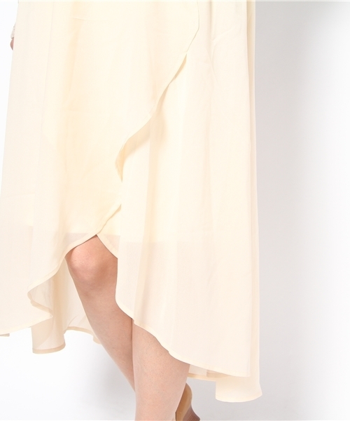 Chico（チコ）の「ルーズニット×フレアOP（ワンピース・レディース・アイボリー・FREE）」の5枚目の写真