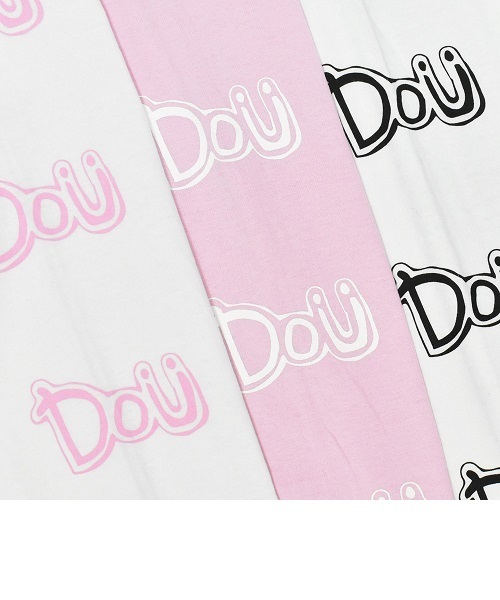 DOUBLE STEAL（ダブルスティール）の「Arm Print DOU 長袖Ｔシャツ（Tシャツ/カットソー・メンズ・ブラック/ホワイト×ブラック/ホワイト×ピンク/ライトピンク・MEDIUM/LARGE/X-LARGE）」の11枚目の写真