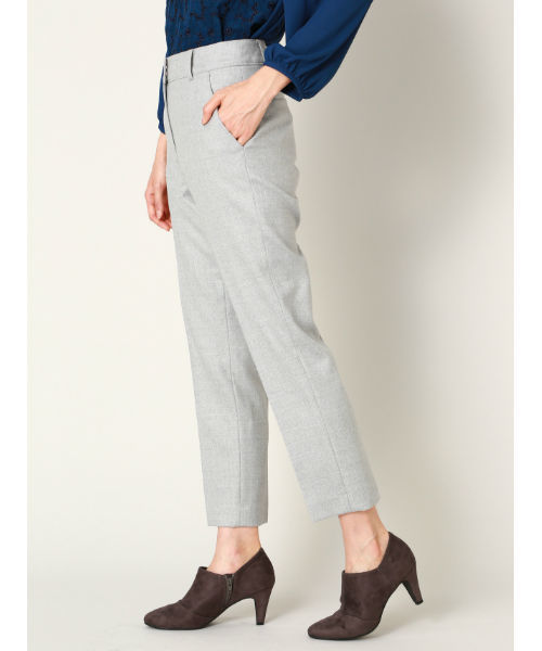 NATURAL BEAUTY BASIC（ナチュラルビューティーベーシック）の「2/60サキソニーパンツ（その他パンツ・レディース・ブラック/グレー系その他/グレー・SMALL/MEDIUM/LARGE/X-SMALL）」の15枚目の写真