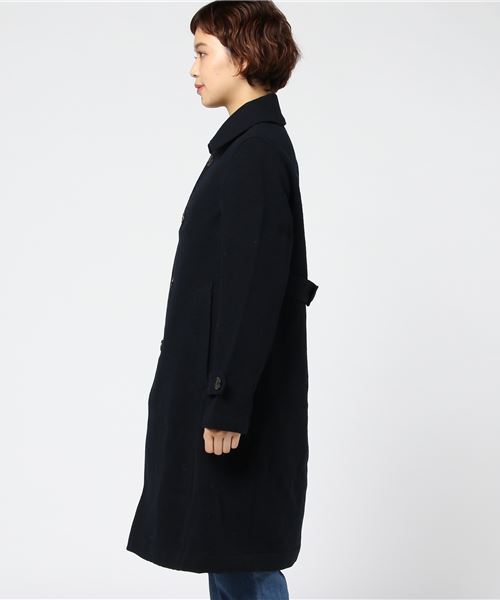 MARINERO（マリネロ）の「ドネガルツイード綾×やぶれ無地コート