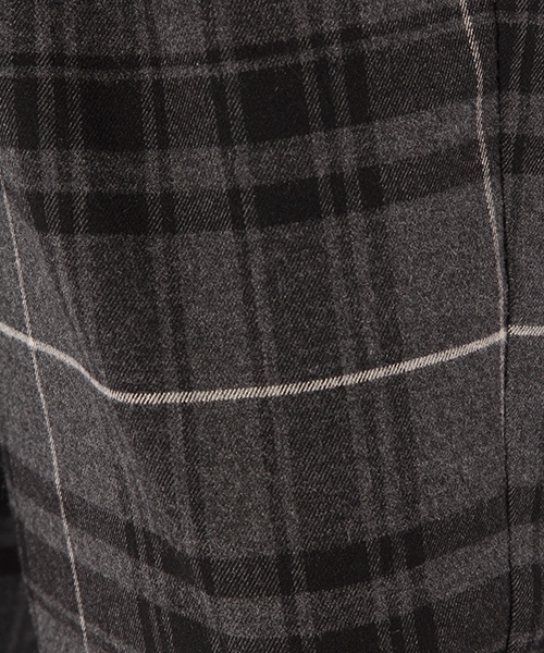 niko and...（ニコアンド）の「TRPUチェックテーパーパンツ（その他パンツ・レディース・グレー/アイボリー/チャコール・3/4）」の7枚目の写真