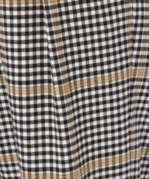 niko and...（ニコアンド）の「TRPUチェックテーパーパンツ（その他パンツ・レディース・グレー/アイボリー/チャコール・3/4）」の6枚目の写真