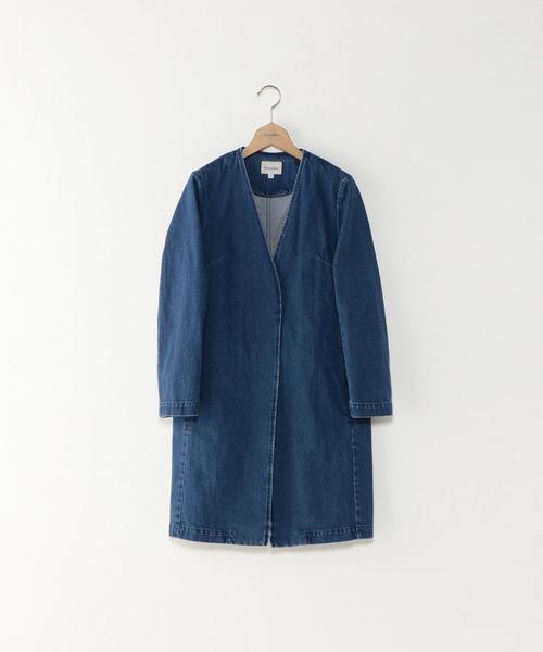 Steven Alan（スティーブンアラン）の「＜Steven Alan＞DENIM ENGINEER JACKET/ジャケット о（デニムジャケット・レディース・オフホワイト/コバルトブルー・MEDIUM/SMALL）」の8枚目の写真
