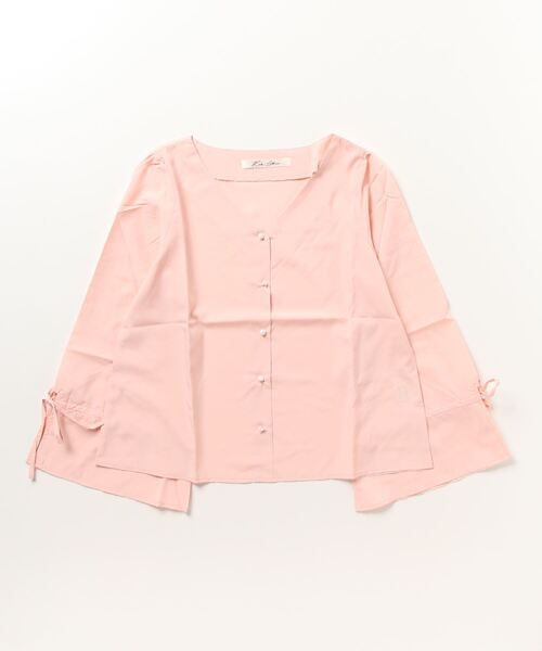 パールボタン袖リボンブラウス シャツ ブラウス Kobe Lettuce コウベレタス のファッション通販 Zozotown パールボタン袖リボンブラウス シャツ ブラウス Kobe Lettuce コウベレタス のファッション通販 Zozotown