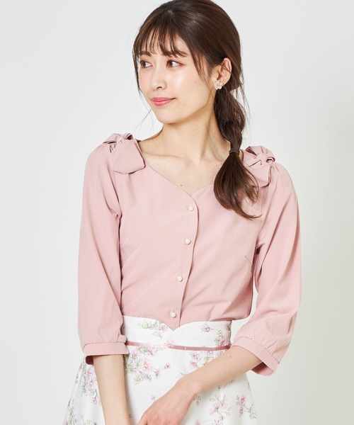 tocco closet（トッコ クローゼット）の「肩リボンつきハート