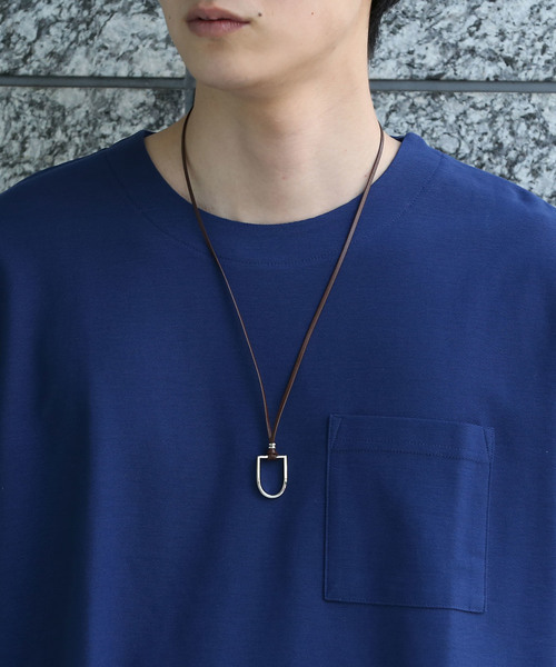 JUNRED（ジュンレッド）の「シャインカットツイルカットソー（Tシャツ/カットソー・メンズ・ホワイト/キャメル/グリーン/ネイビー・L/M/LL）」の14枚目の写真