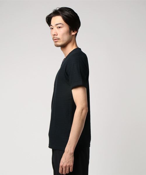 エムエフエディトリアルメンズ/m.f.editorial:MEN カノコボーダーフェイク半袖Tシャツ エムエフエディトリアルメンズ/m.f.editorial:MEN カノコボーダーフェイク半袖Tシャツ