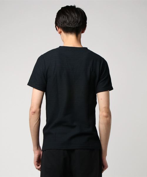 エムエフエディトリアルメンズ/m.f.editorial:MEN カノコボーダーフェイク半袖Tシャツ エムエフエディトリアルメンズ/m.f.editorial:MEN カノコボーダーフェイク半袖Tシャツ