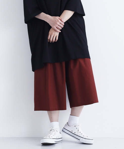 MERLOT(メルロー)の「コットンリネンハーフパンツ2716(その他パンツ・レディース・ブルー/ブラウン/ブラック・FREE)」の3枚目の写真