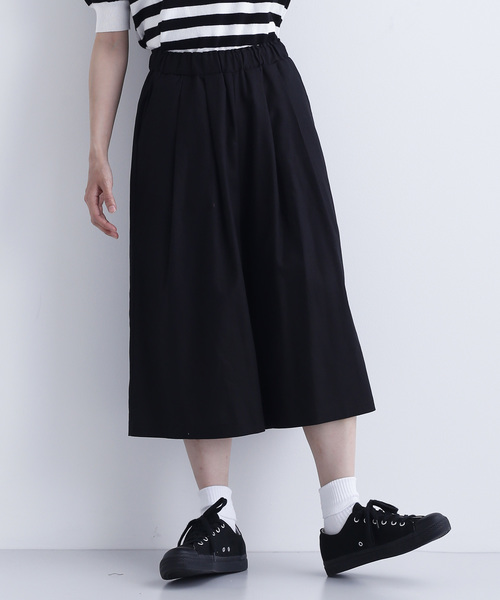 MERLOT(メルロー)の「コットンリネンハーフパンツ2716(その他パンツ・レディース・ブルー/ブラウン/ブラック・FREE)」の2枚目の写真