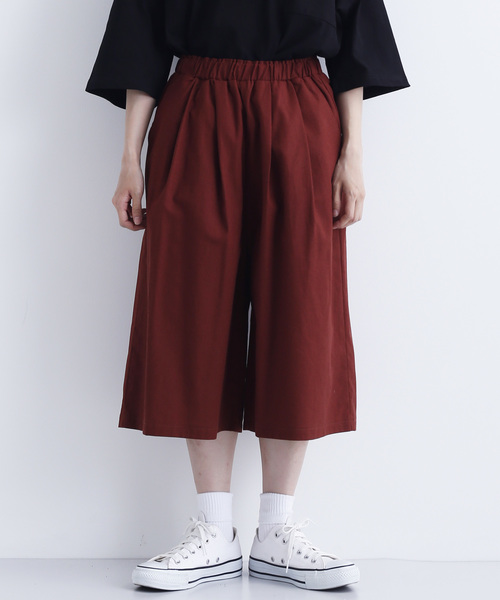 MERLOT(メルロー)の「コットンリネンハーフパンツ2716(その他パンツ・レディース・ブルー/ブラウン/ブラック・FREE)」の6枚目の写真